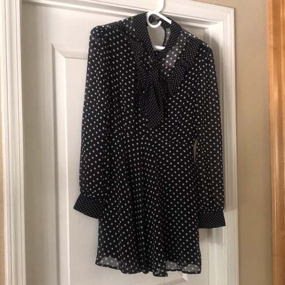 Polka dot mini dress - Picture 1 of 3